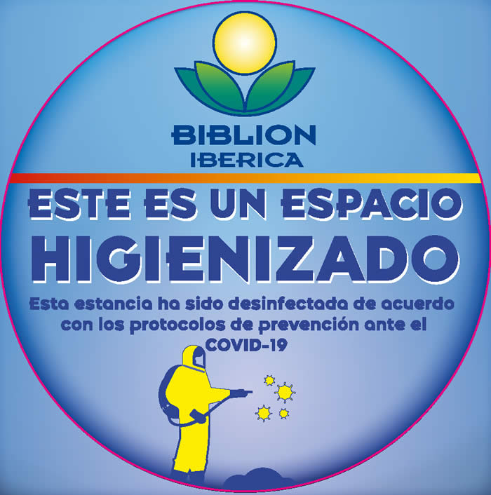 Espacio higienizado por Biblion Ibérica